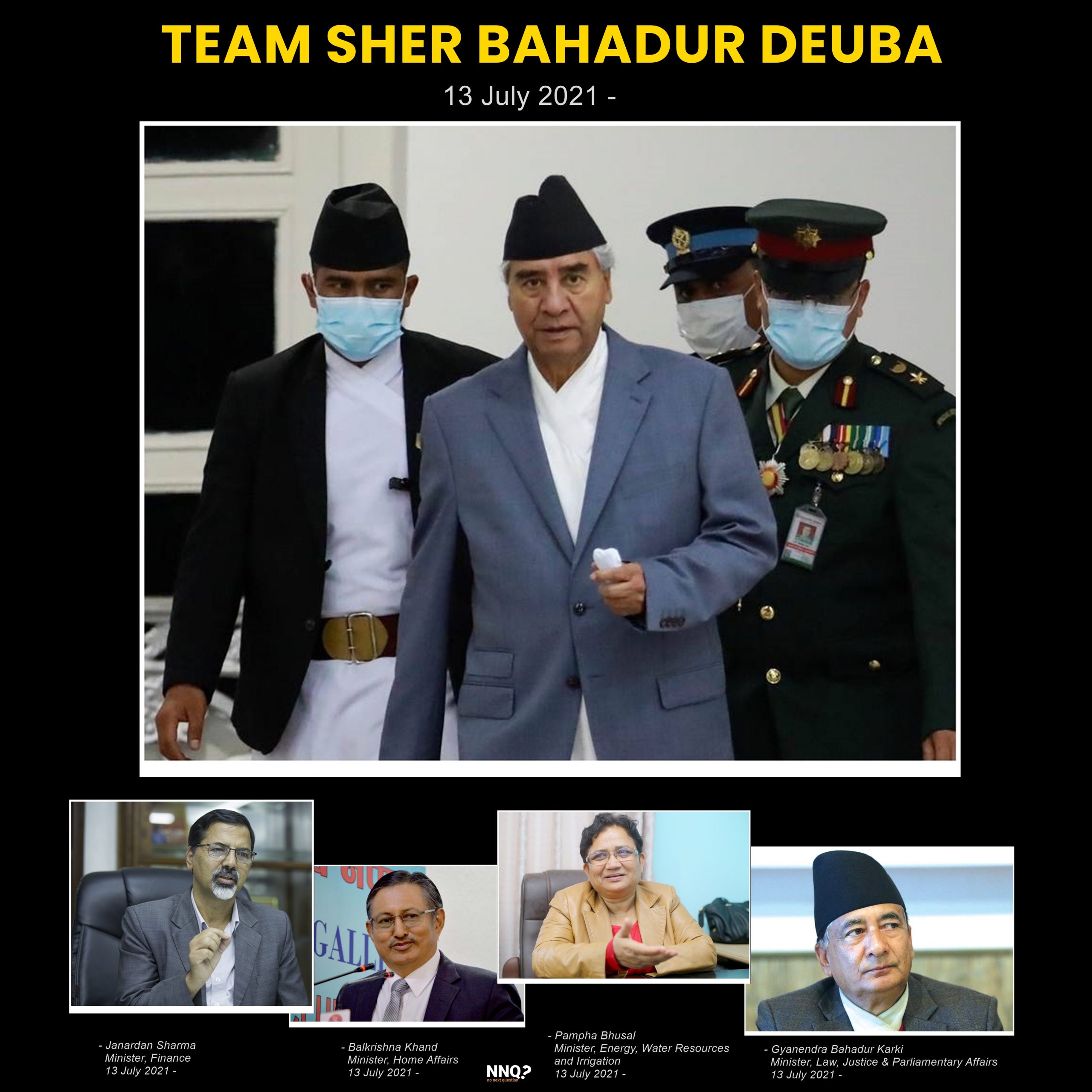 TEAM SHER BAHADUR DEUBA (13 JULY 2021-)