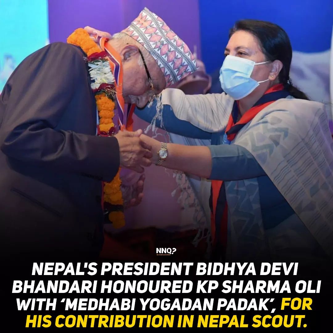 KP Sharma Oli awarded ‘Medhabi Yogadan Padak’,