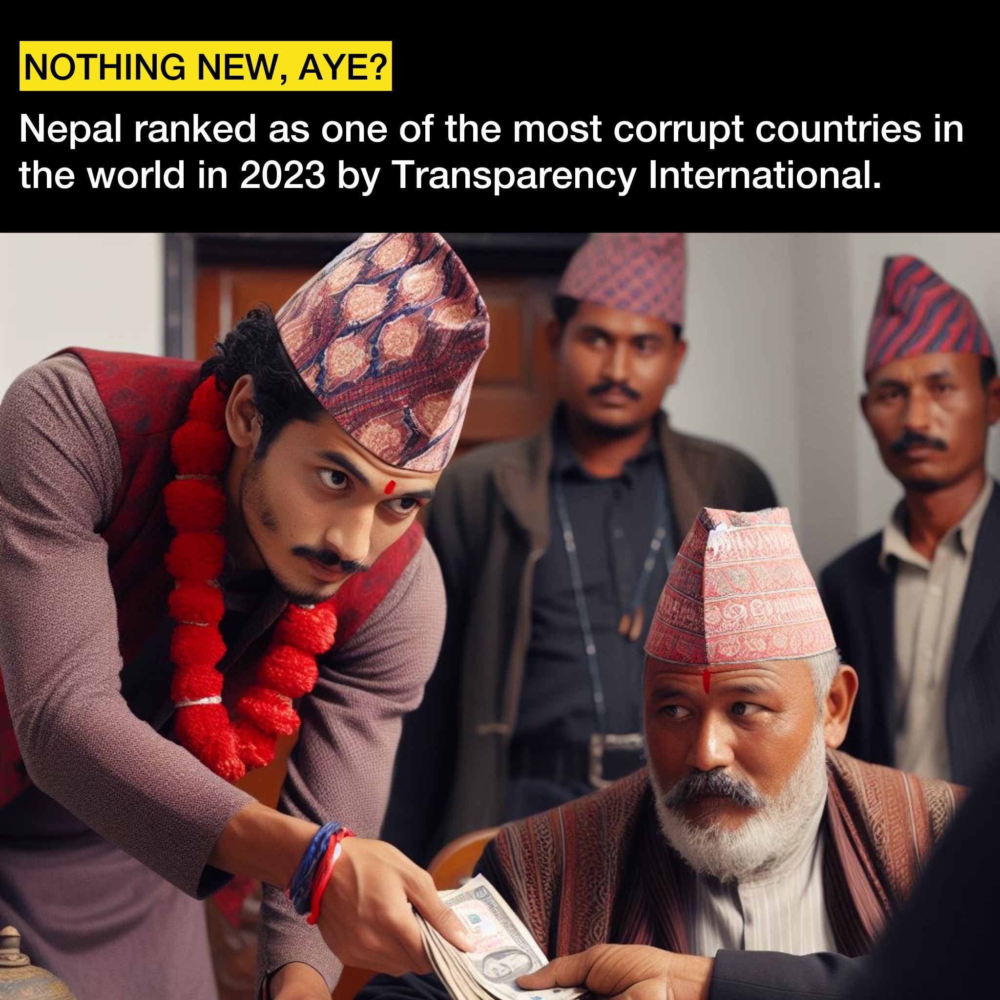 Nepal Ranked One of the Most Corrupt Countries in the World