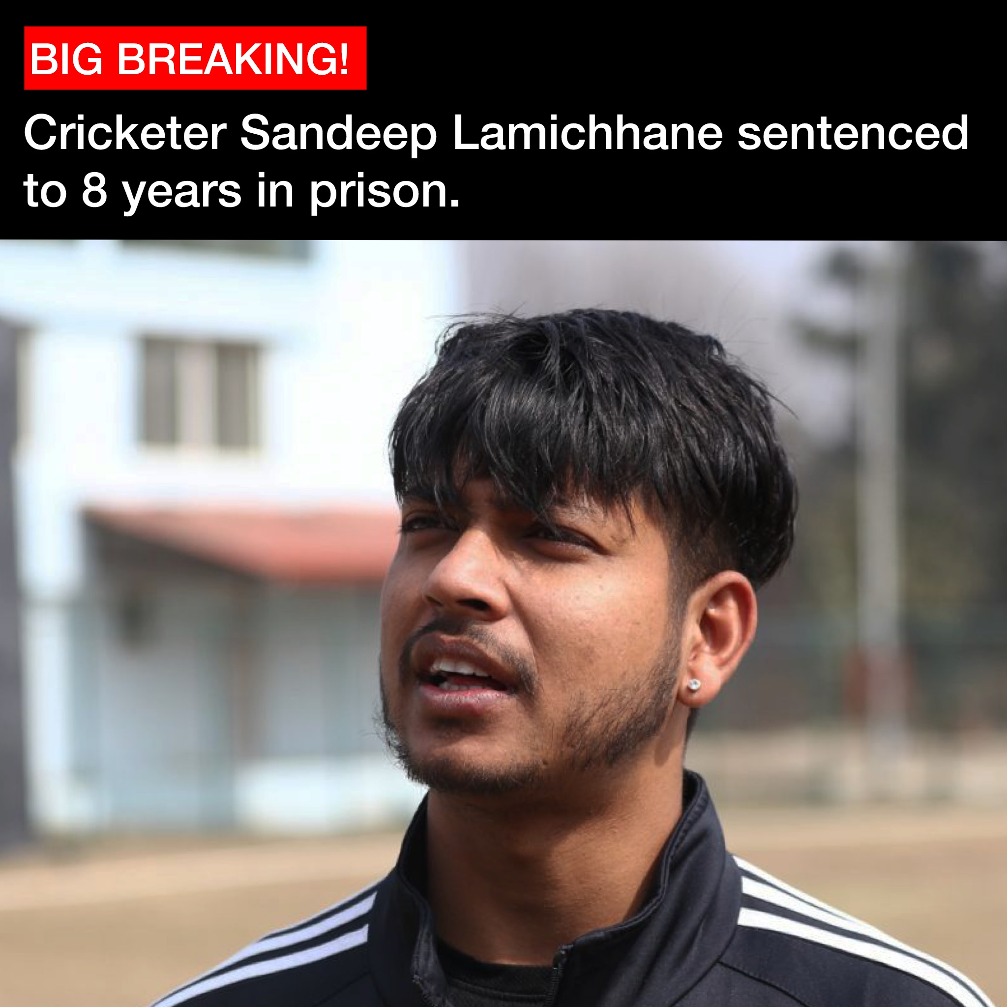 Cricketer Sandeep Lamichhane Sentenced to 8 Years in Prison