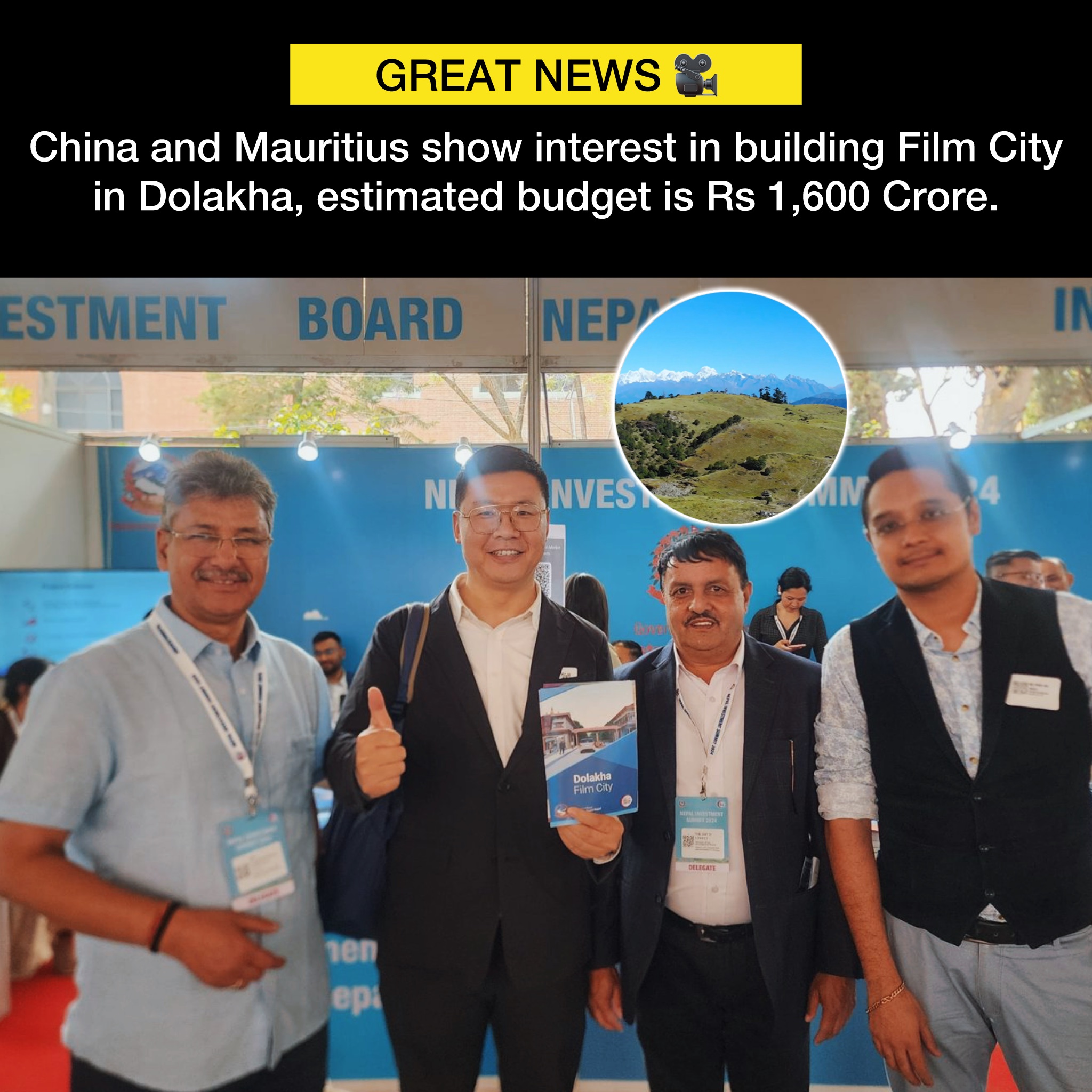China and Mauritius Express Interest in Building Film City in Dolakha, Nepal